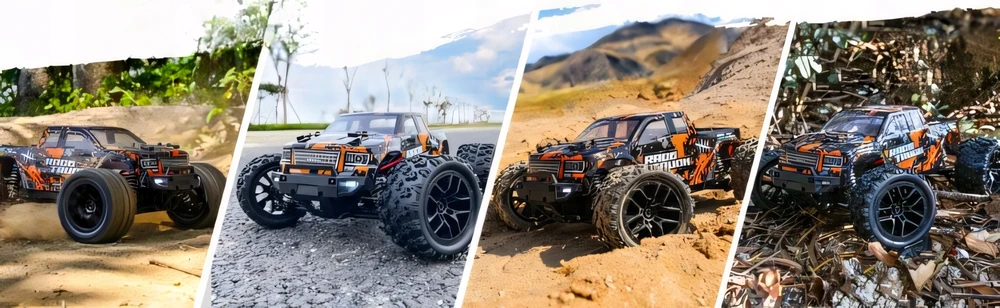 Bez Marki Nuotoliniu būdu valdomas RC automobilis visureigis 4x4 1:18 36 km/h nuotolinio valdymo RINKINYS