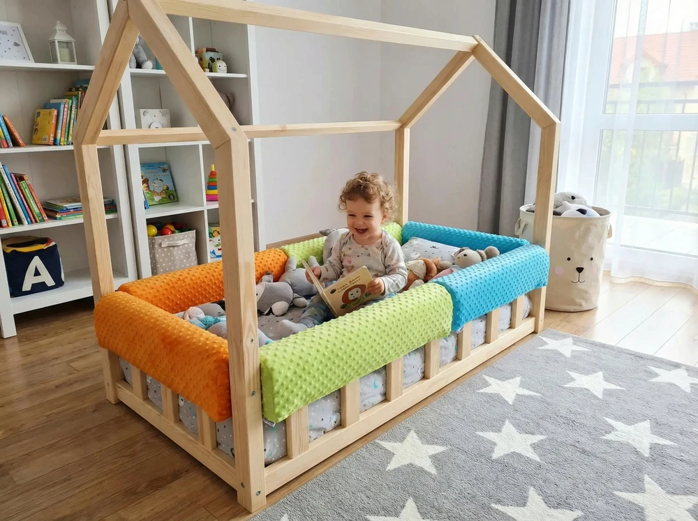 Bez Marki Ochraniacz piankowy na łóżko barierkę do łóżeczka 100 cm