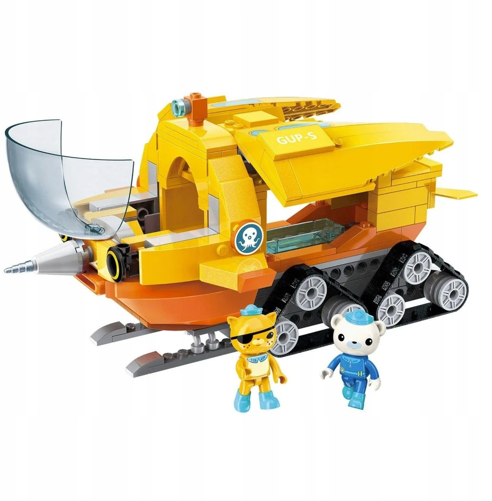 Bez Marki OKTONAUCI blokai Octonauts QMan Kwazii rinkinys Captain Barnacles FIGURINES