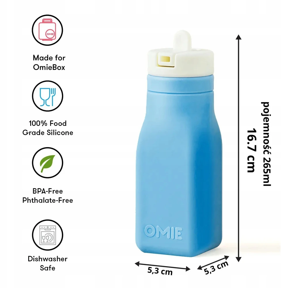 Bez Marki Omiebottle, bidon vaikams, Mėlyna Omie