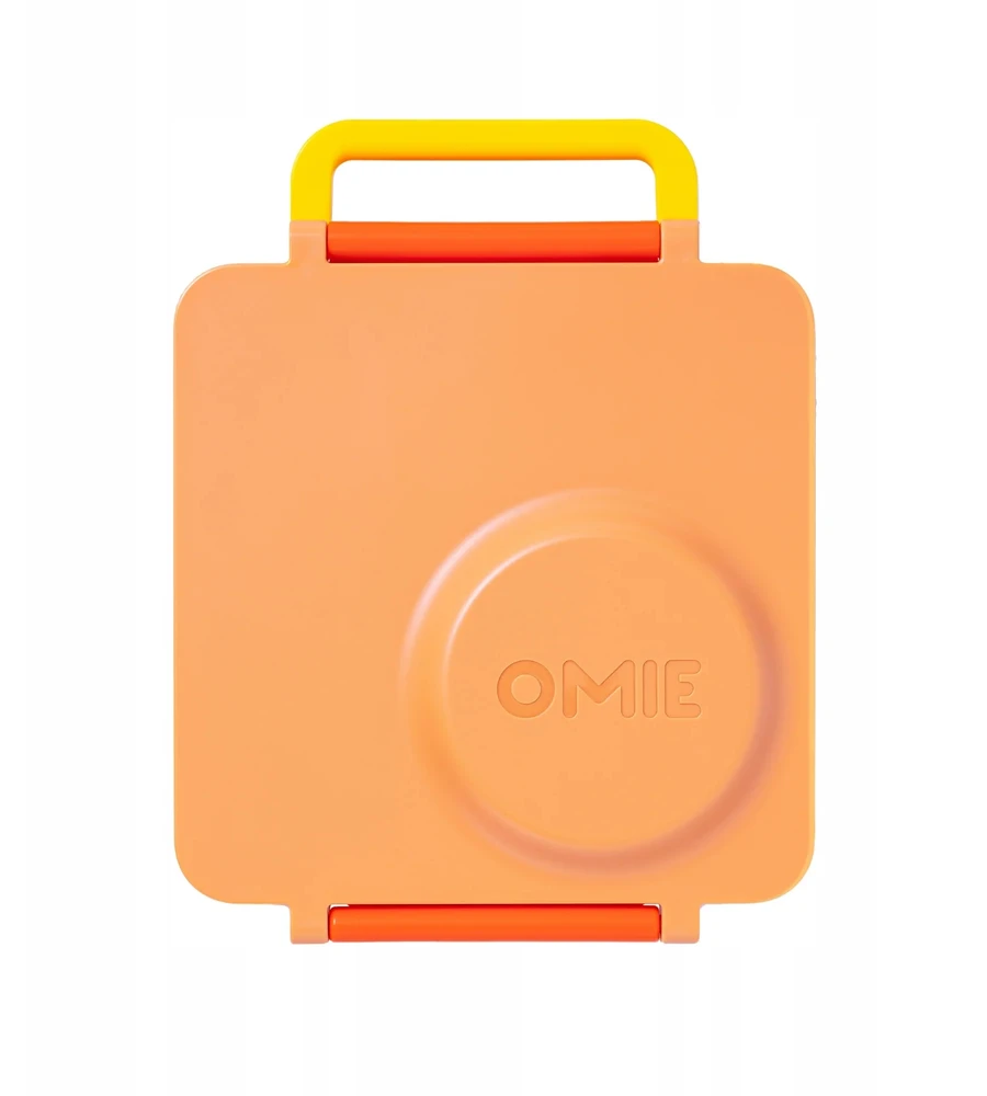 Bez Marki Omiebox vaikiškas maisto dėklas su termosu, oranžinis