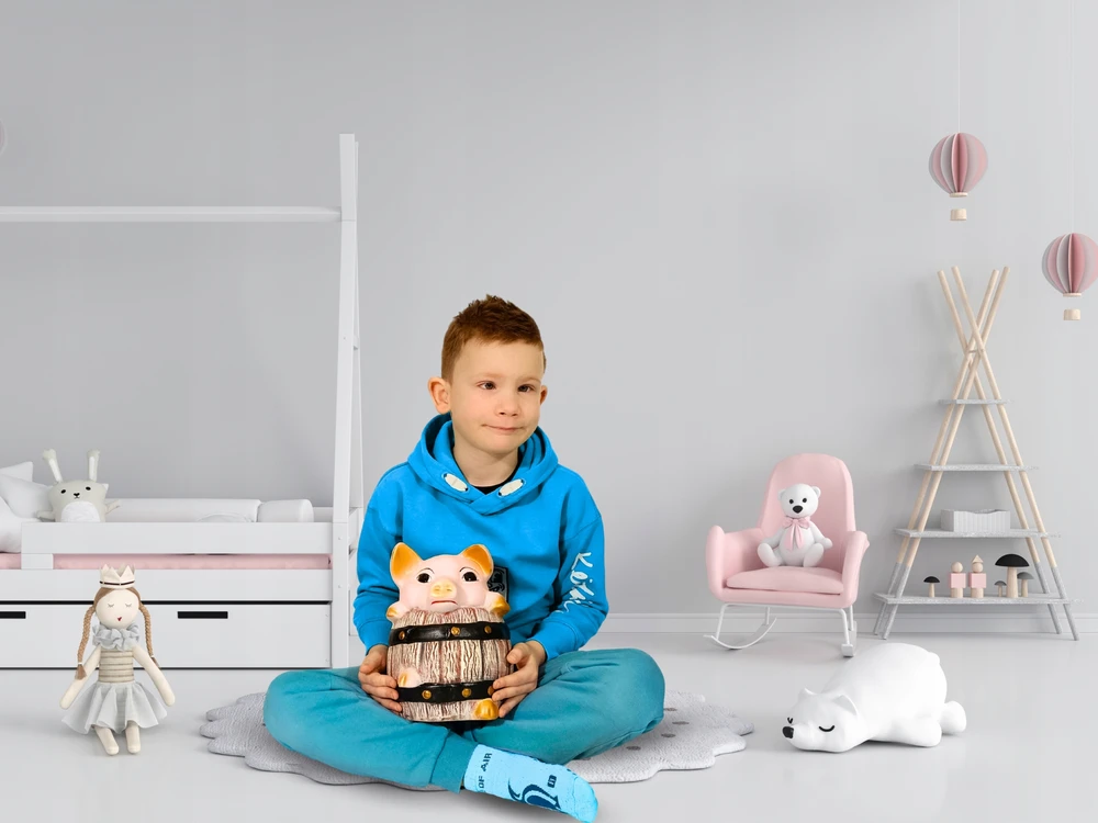 Bez Marki Oryginalna skarbonka DO ROZBICIA duża XL BEZ OTWIERANIA keramikinė świnka