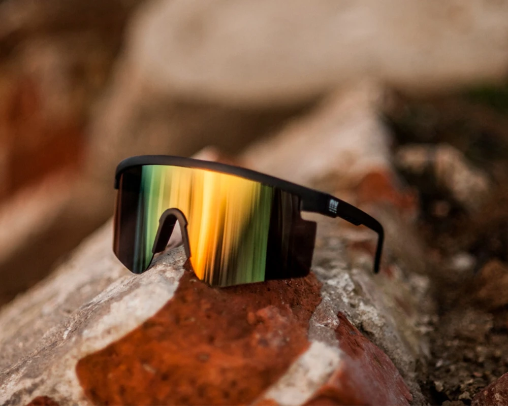 Bez Marki Ox Optics Zone akiniai bėgimui, Uv400, mėlyni