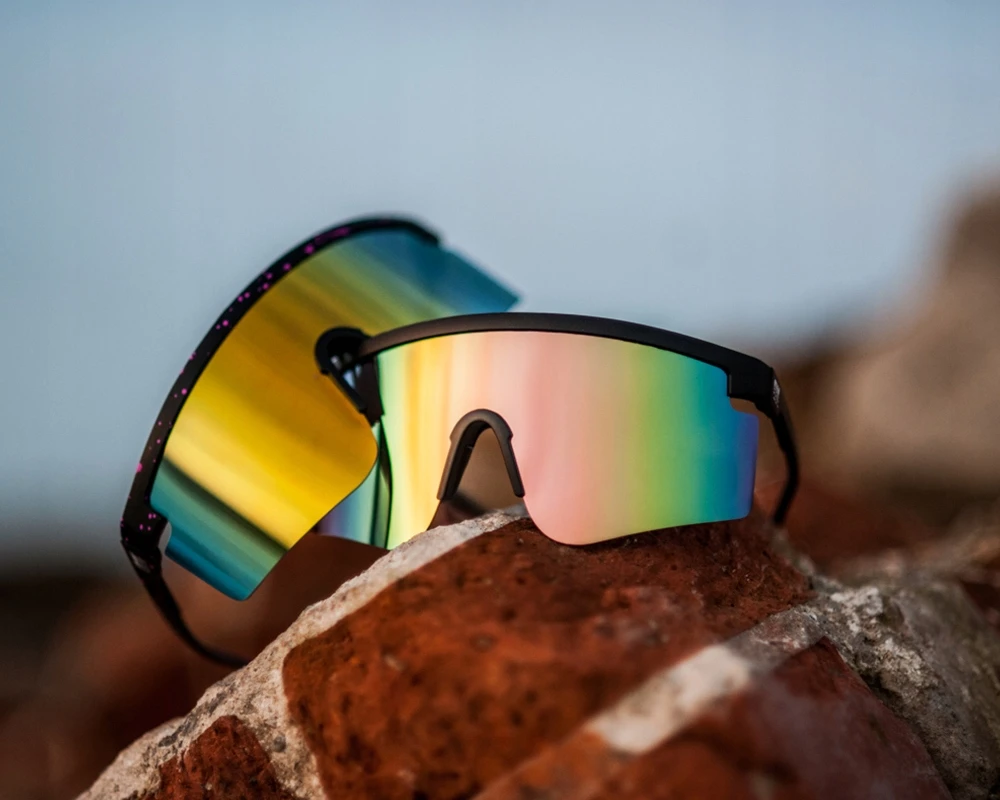 Bez Marki Ox Optics Zone akiniai juodi su rožinėmis detalėmis