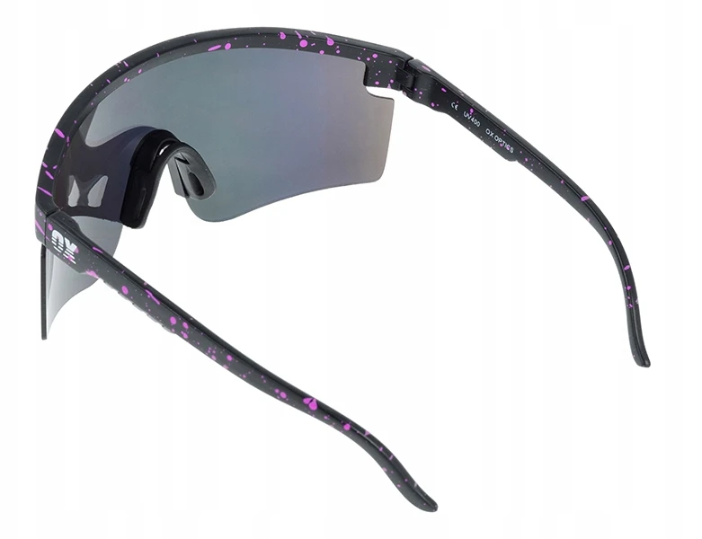 Bez Marki Ox Optics Zone akiniai juodi su rožinėmis detalėmis