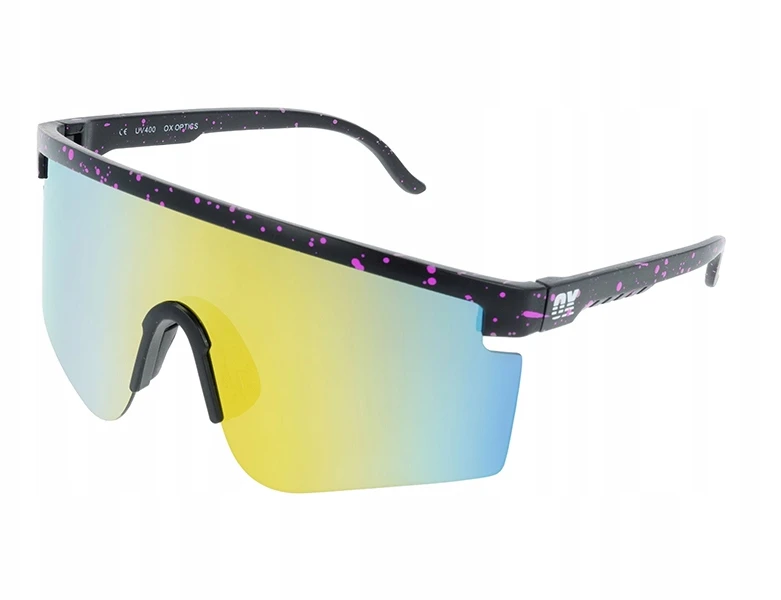 Bez Marki Ox Optics Zone akiniai juodi su rožinėmis detalėmis