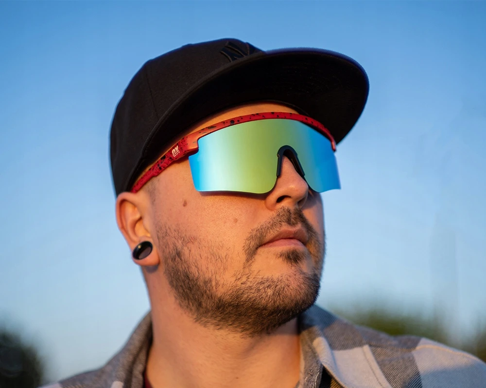 Bez Marki Ox Optics Zone akiniai juodi su rožinėmis detalėmis
