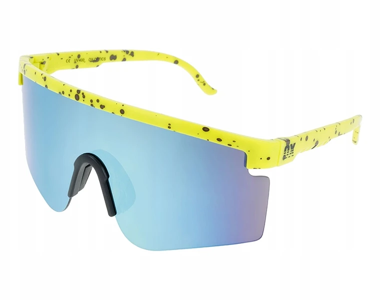 Bez Marki Ox Optics Zone akiniai nuo saulės, lime/juodi, Uv400
