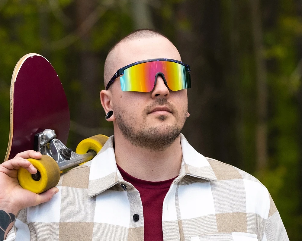 Bez Marki Ox Optics Zone Double Juodas akiniai sportui ir laisvalaikiui