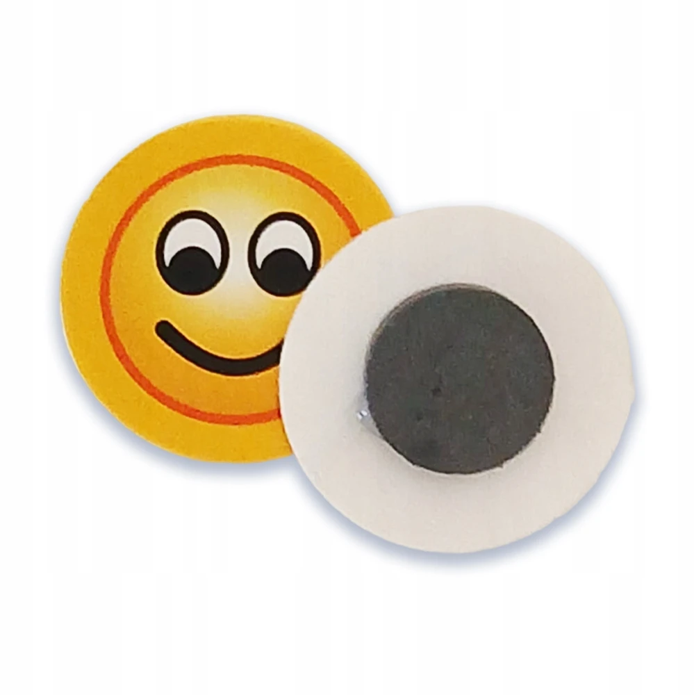 Bez Marki OZDOBNE MAGNESY NA LODÓWKE MAGNES EMOTKA DO TABLICY MAGNETYCZNEJ UŚMIECH 10