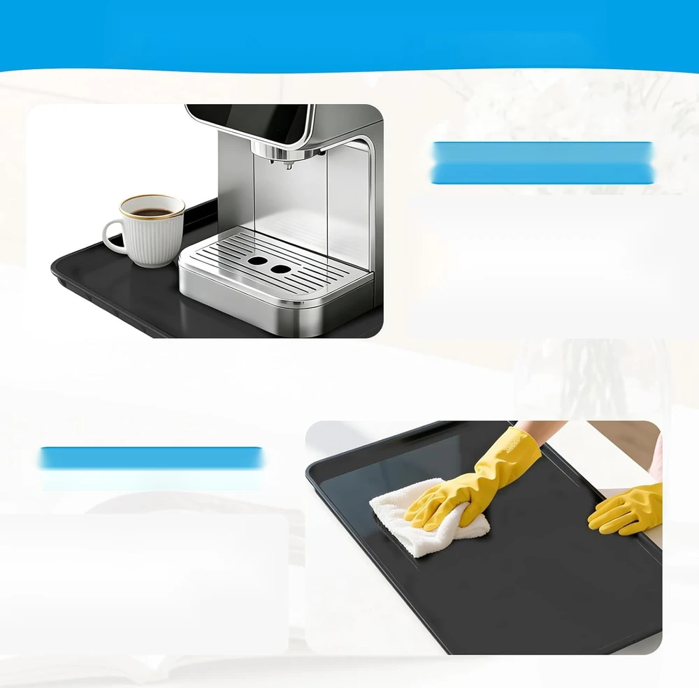 Bez Marki PAD 47X28CM NESLYDUS KILIMAS VANDENIUI ATLIUOTAS VIRTUVĖS KRAŠTO DANGALIS