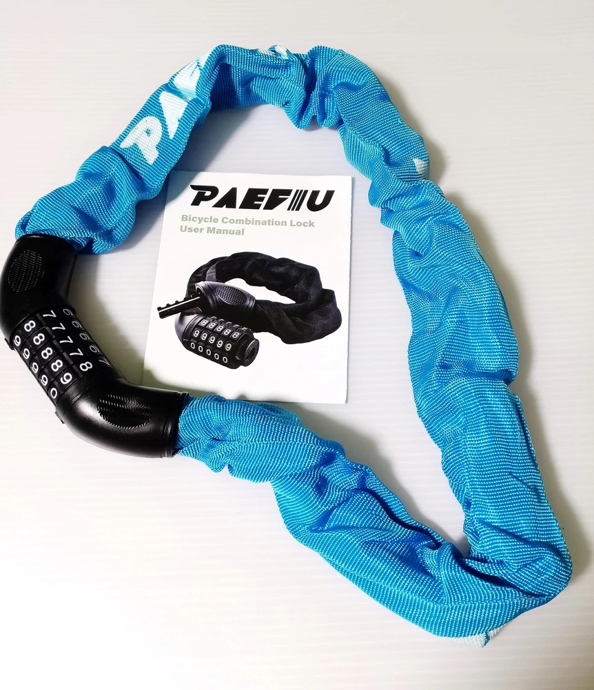 Bez Marki Paefiu Dviračių Užraktas 5 Skaitmeninis Šifras 7 X 900 Mm