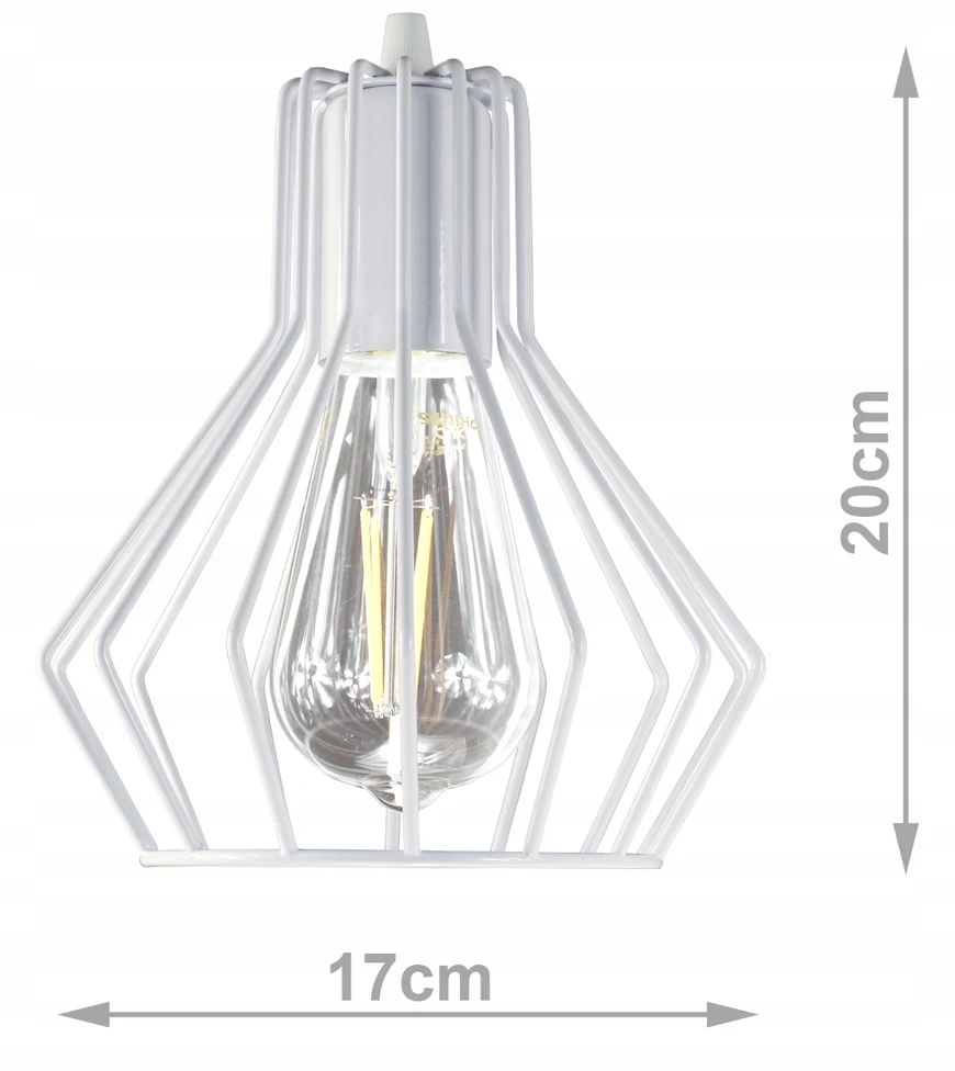 Bez Marki Pająk Lampa wisząca sufitowa regulowana druciana BELL balta lampy sufitowe