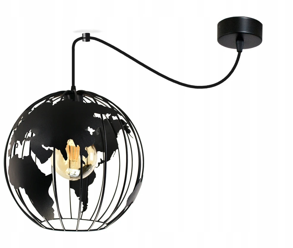 Bez Marki Pająk żyrandol lampa młodzieżowa GLOBUS 1 Juoda lampy sufitowe żyrandol