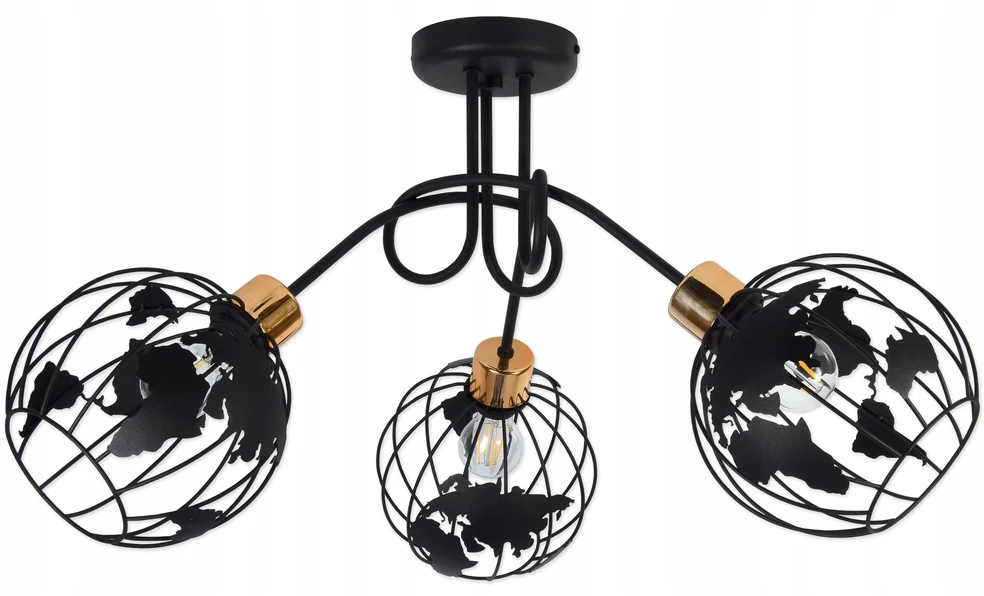 Bez Marki Pakabinamas šviestuvas "globus" Led Loft Modernus