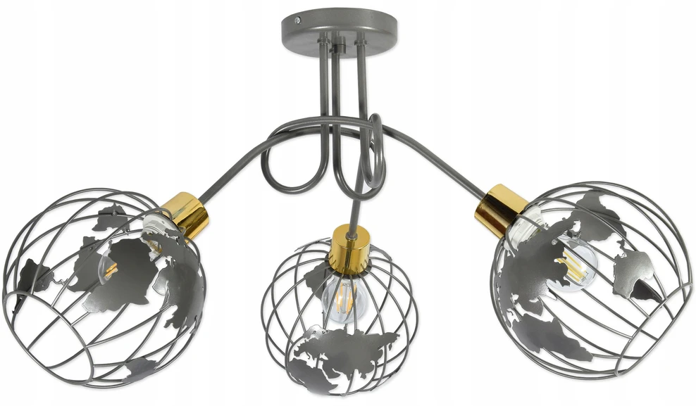Bez Marki Pakabinamas šviestuvas "globus" Led Loft Modernus