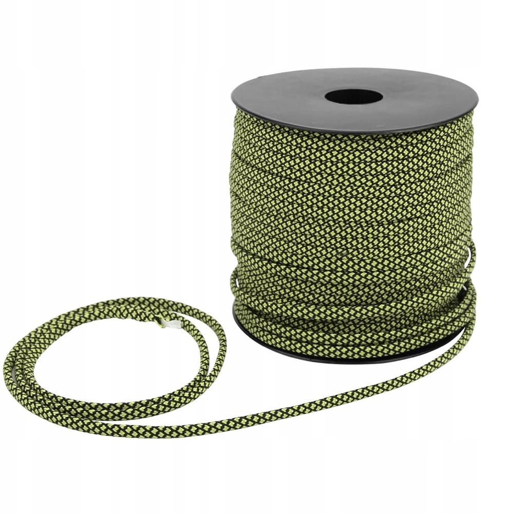 Bez Marki PARACORD 50M 4MM TARP palapinės virvė
