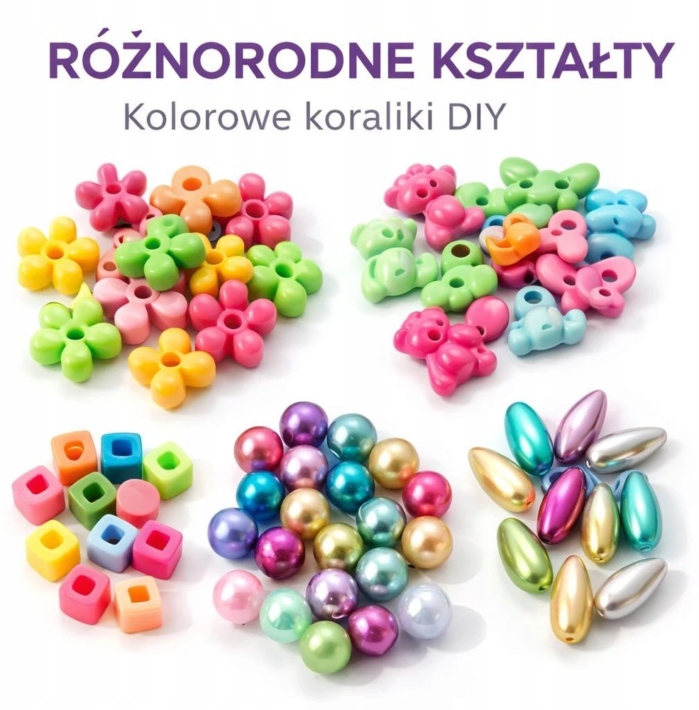 Bez Marki „Pasidaryk pats“ karoliukų apyrankių GAMYBOS RINKINYS + MAŠINA 12 RIČIŲ
