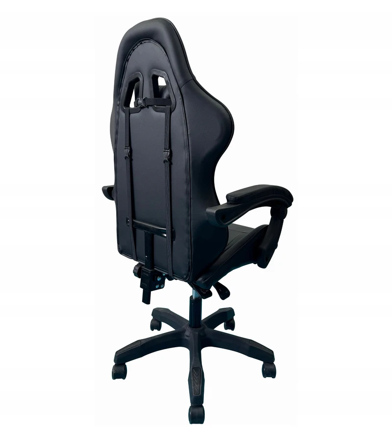 Bez Marki Pasukama žaidimų stalo kėdė Eco Leather Juoda NORD X TECHVIKING