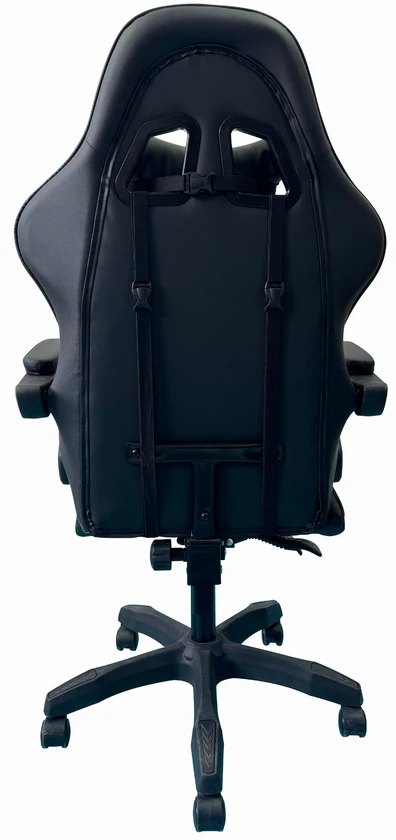Bez Marki Pasukama žaidimų stalo kėdė Eco Leather Juoda NORD X TECHVIKING