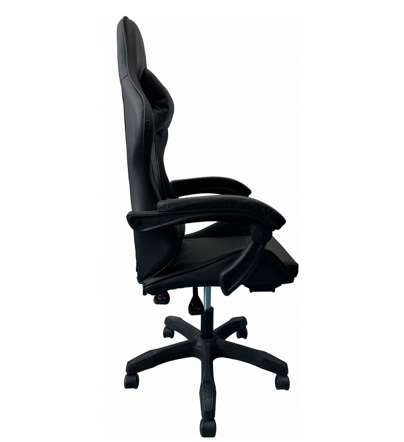 Bez Marki Pasukama žaidimų stalo kėdė Eco Leather Juoda NORD X TECHVIKING