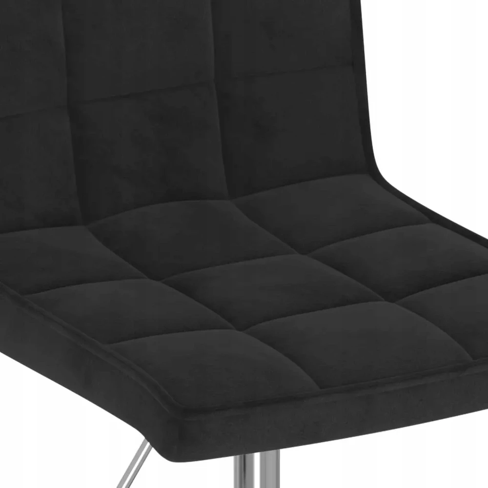 Bez Marki Pasukamos stalo kėdės 40x52x(102,5-117,5)cm, juodos