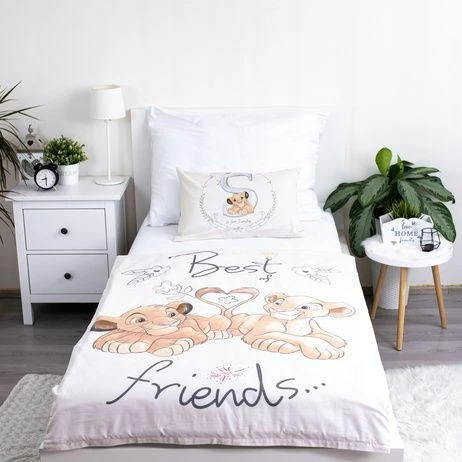 Bez Marki Patalynė 100x135 Król Lew Simba Nala przyjaciele Lion King best friends