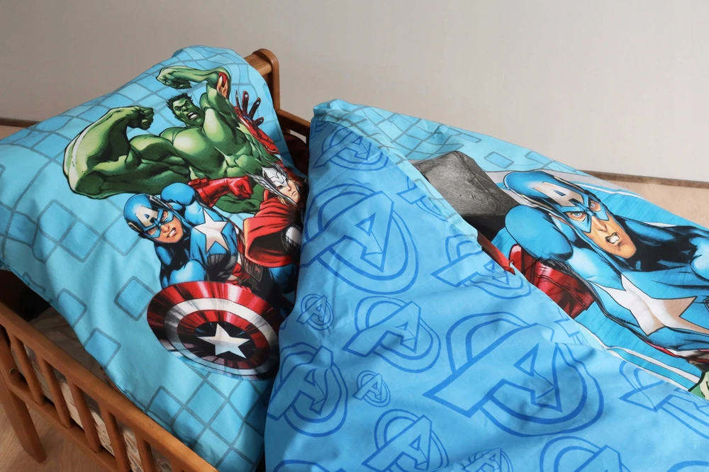 Bez Marki Patalynė 140x200 MARVEL IRON MAN KAPITAN AMERYKA HULK THOR AVENGERS 22