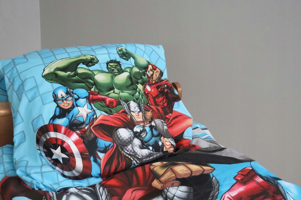 Bez Marki Patalynė 140x200 MARVEL IRON MAN KAPITAN AMERYKA HULK THOR AVENGERS 22