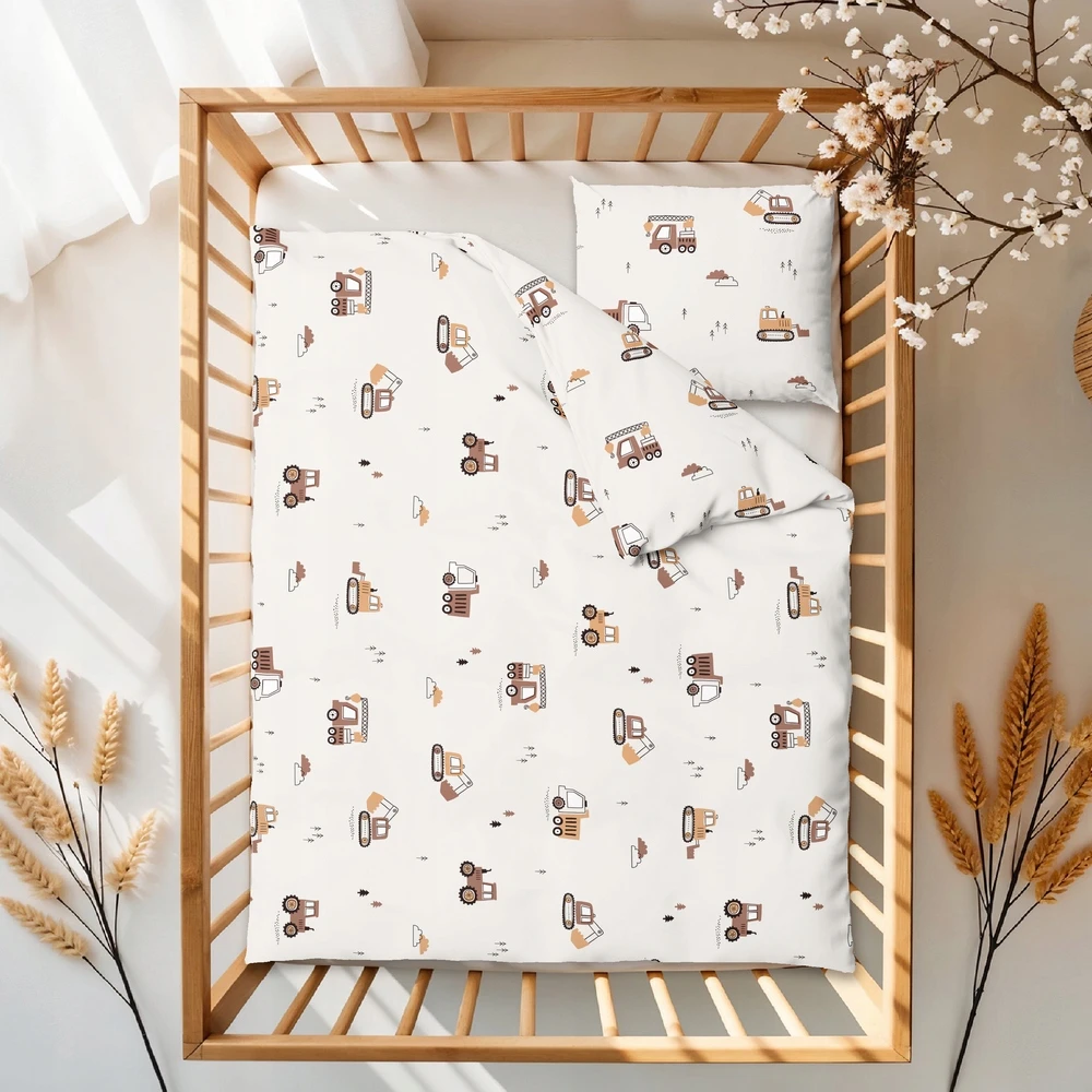 Bez Marki Patalynė DZIECIĘCA 100x140 + 50x60 100% BAWEŁNA certyfikat 2-el. do Łóżeczka