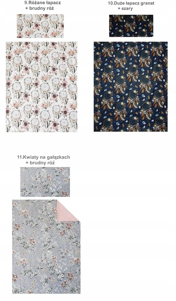 Bez Marki Patalynė DZIECIĘCA 120x200cm + 70x80cm BAWEŁNA 100% DLA DZIECKA BELBI POSZWA