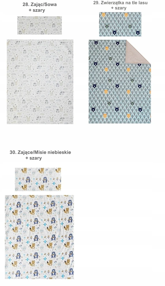 Bez Marki Patalynė DZIECIĘCA 120x200cm + 70x80cm BAWEŁNA 100% DLA DZIECKA BELBI POSZWA