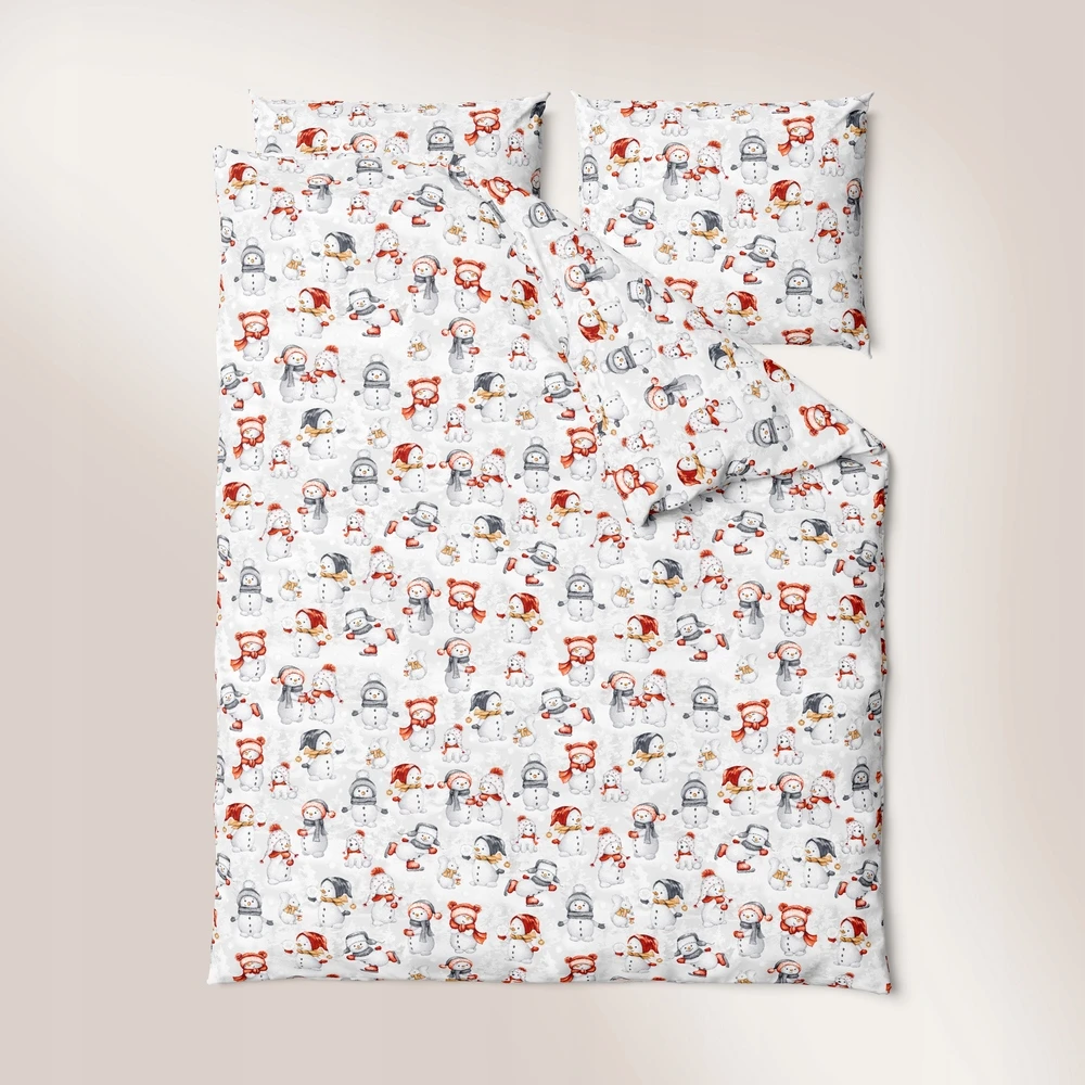 Bez Marki Patalynė Świąteczna Dziecięca 160x200+70x80 zimowa polska medvilnė producent,