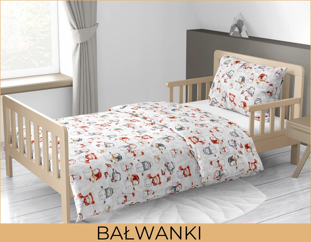 Bez Marki Patalynė Świąteczna Dziecięca 160x200+70x80 zimowa polska medvilnė producent,