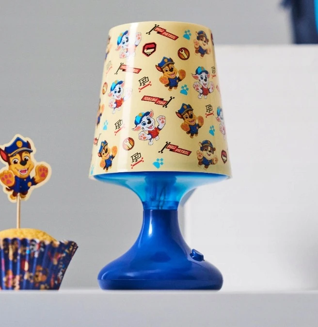Bez Marki PAW Patrulis Chase. LED naktinė lempa vaikams, maitinama baterijomis stalinė lempa
