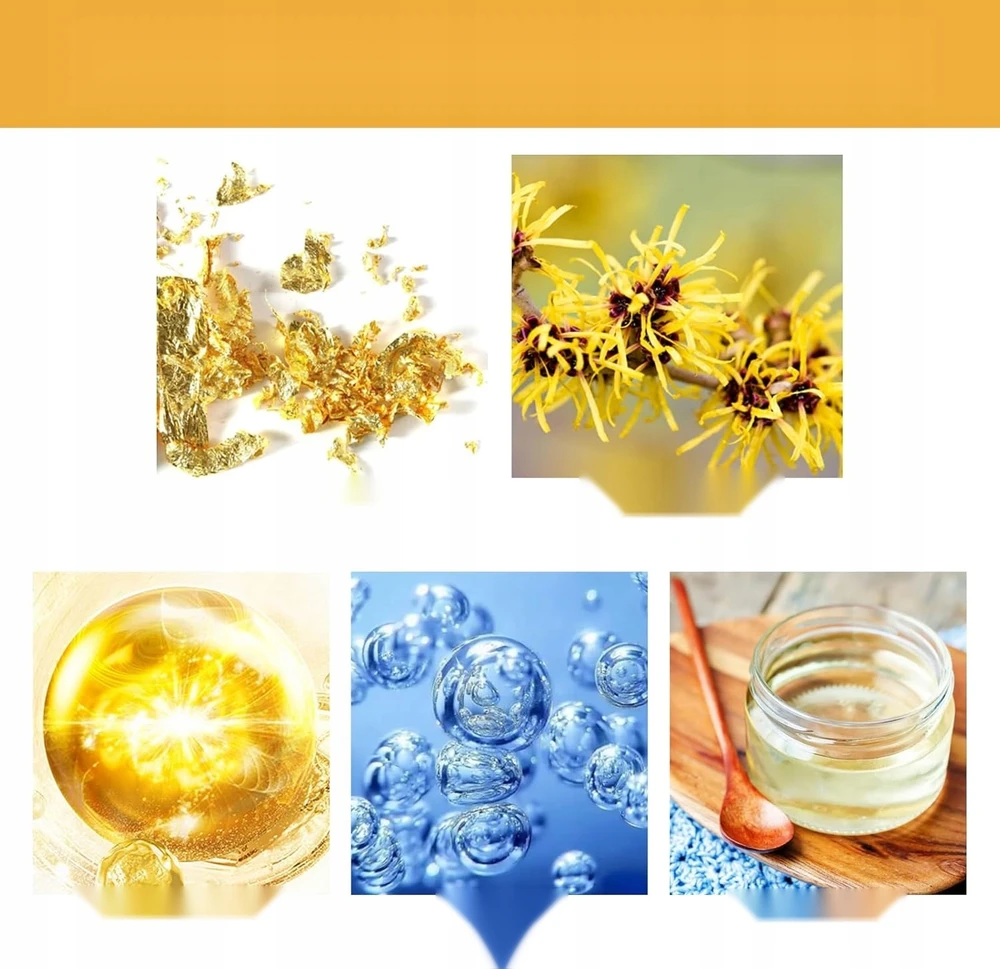 Bez Marki PEEL OFF MASK 3 GOLD ANTIRUKŠČIŲ DRĖKINANTIS GEL
