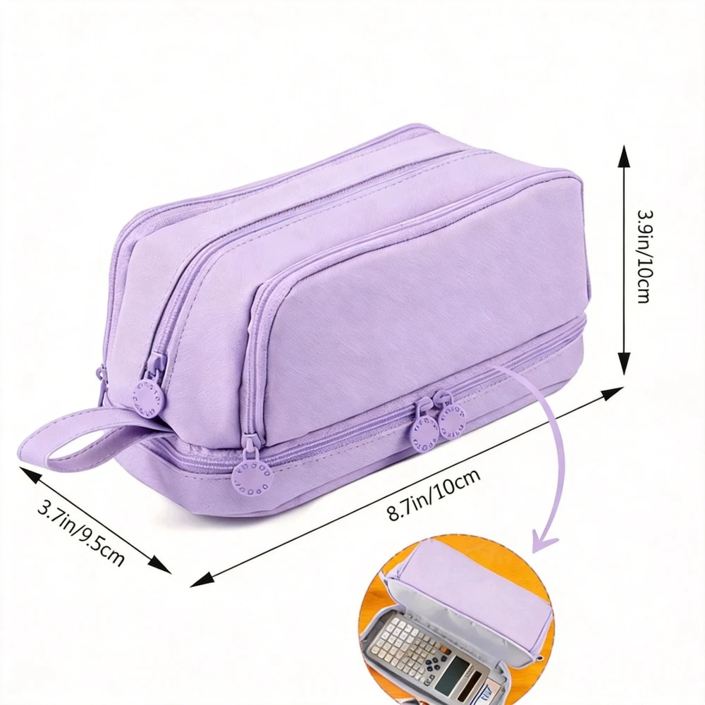 Bez Marki Penalas Szkolny dla Dziewcząt Nastolatek Specialm,Violetinis,22cm