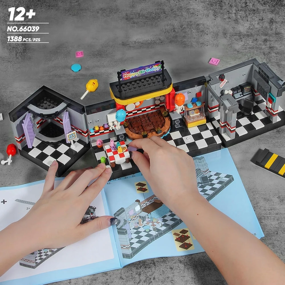 Bez Marki Penkios naktys Fredžio scenoje FNAF blokuoja sceną. Veiksmo paveikslas