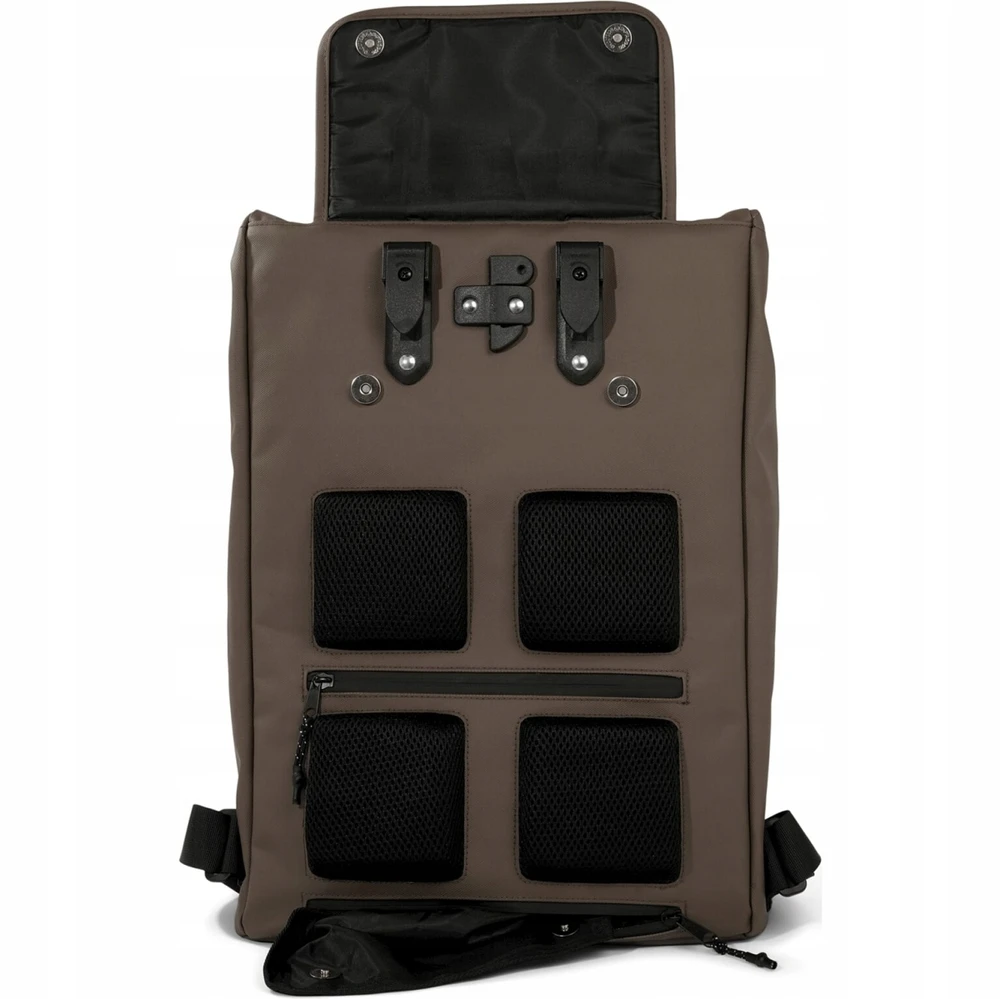 Bez Marki Perdirbtas Cargo kuprinė 20l Ruda - URBAN PROOF - Juoda - Perdirbtas PET - Nuo 6 metų
