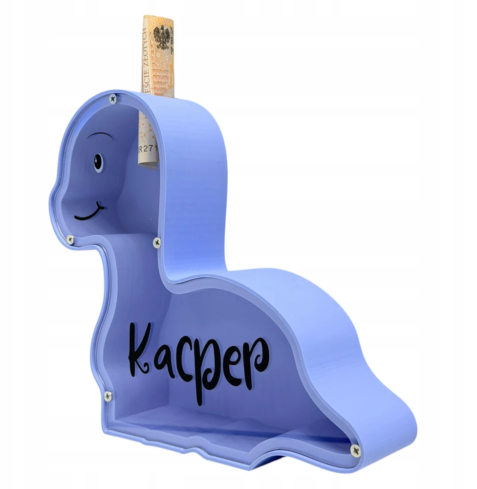 Bez Marki Personalizowana Skarbonka Dinozaur su Imieniem - Imię Prezent dla Dziecka