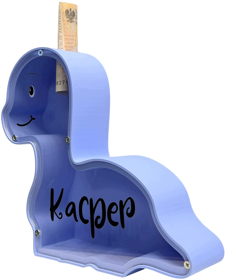 Bez Marki Personalizowana Skarbonka Dinozaur su Imieniem - Imię Prezent dla Dziecka