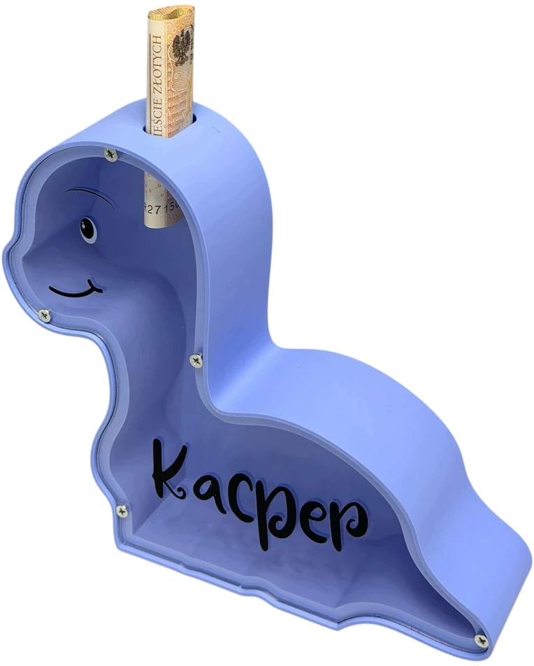 Bez Marki Personalizowana Skarbonka Dinozaur su Imieniem - Imię Prezent dla Dziecka