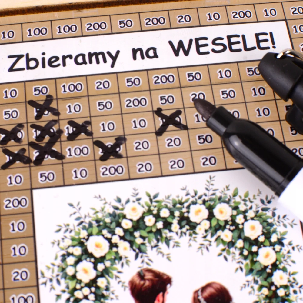 Bez Marki Personalizowana Skarbonka ze ZDJĘCIEM na Prezent Wykreślana UV DREWNO