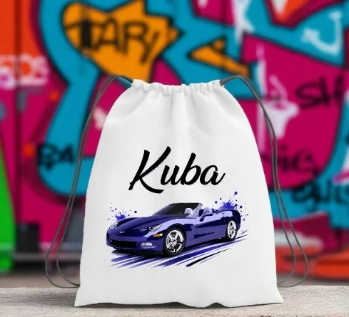 Bez Marki Personalizuotas maišelis su vardu vaikams mokyklai, darželiui