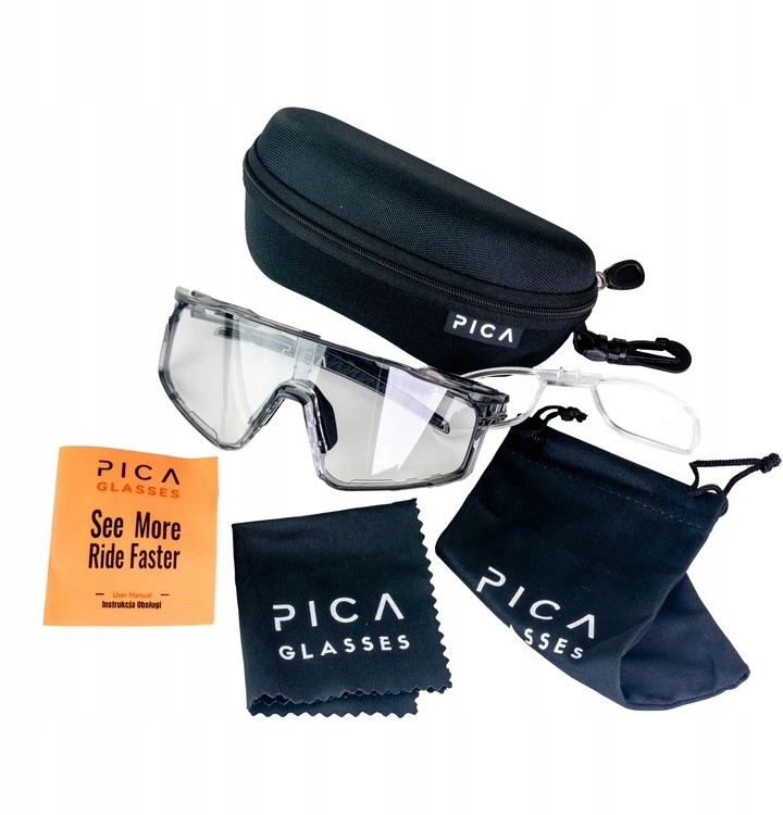 Bez Marki "Pica Strix" skaidrūs fotochrominiai akiniai