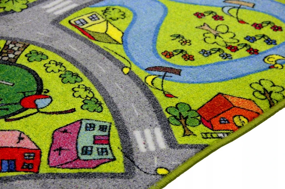 Bez Marki PIĘKNY DYWAN DZIECIĘCY 200x250 - ULICZKI - FARMA