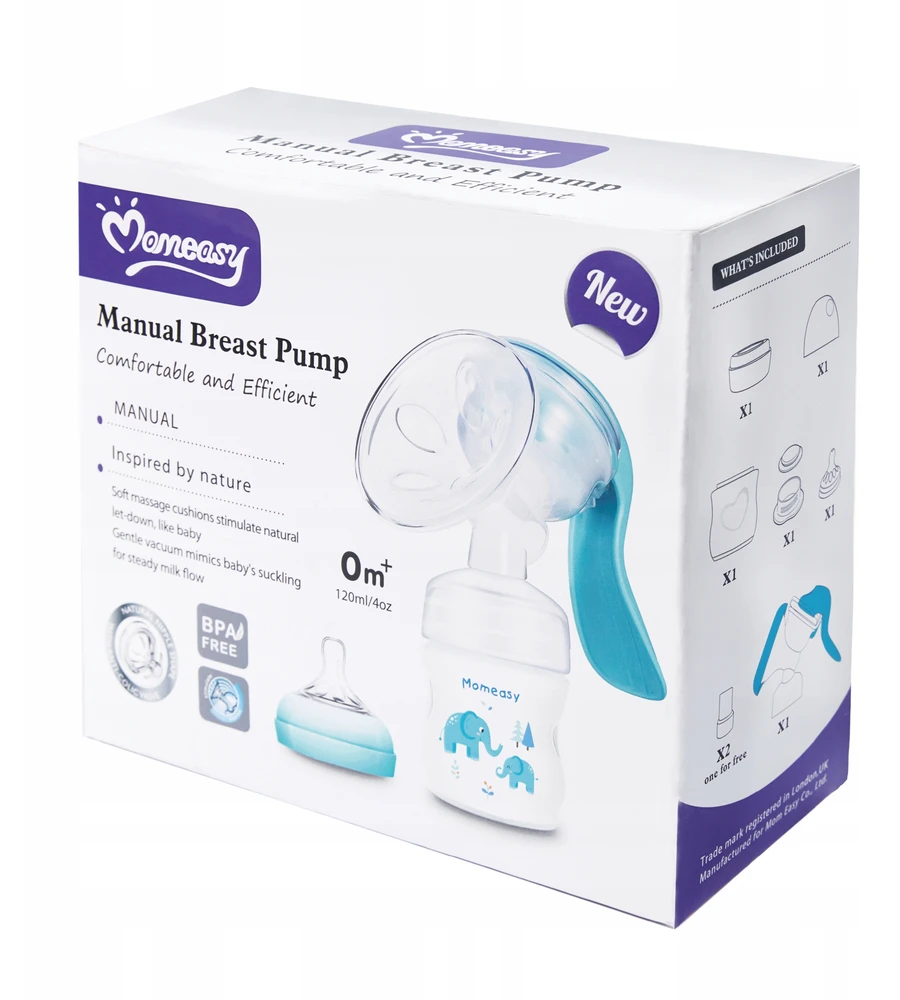 Bez Marki Pientraukis 0m+ rankinis pientraukis 120ml Momeasy buteliukas
