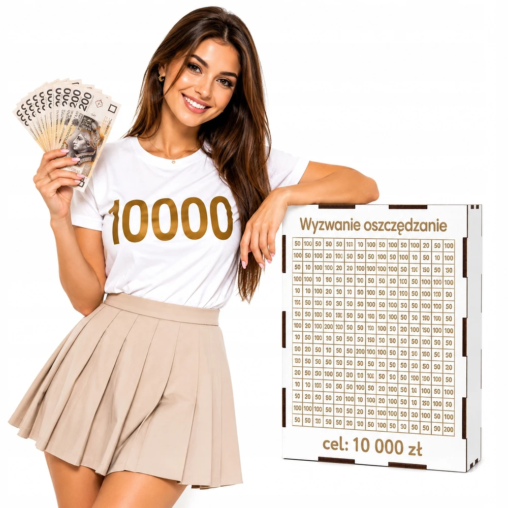Bez Marki Piggy kastelė 10 000 PLN, pažymėta taupyklė, medinė kartelė