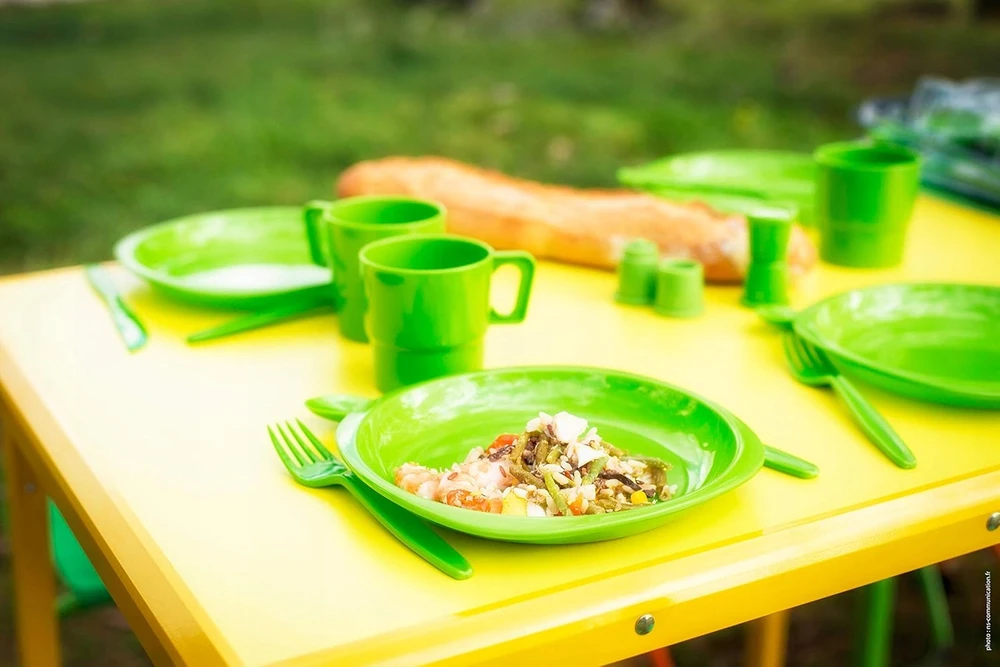 Bez Marki Pikniko rinkinys 4 asmenims - CAO CAMPING - Žalias - Rankų darbo