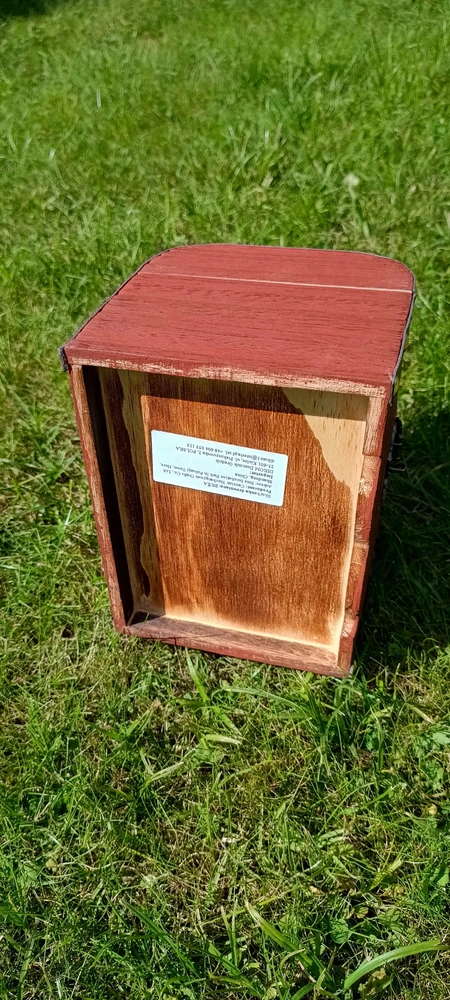 Bez Marki Pinigų dėžutė Medinė dėžutė, skrynia, pakabinama spyna dovanai, 14,5 cm